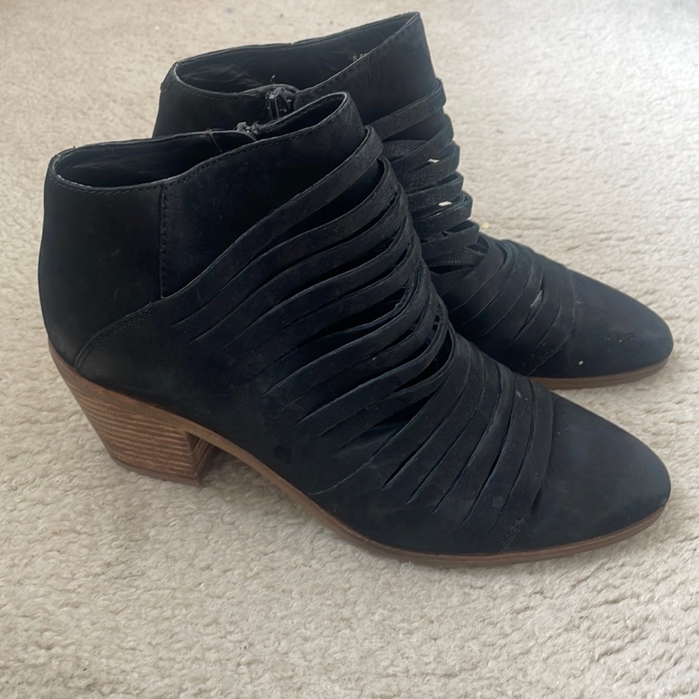 Lucky brand black booties